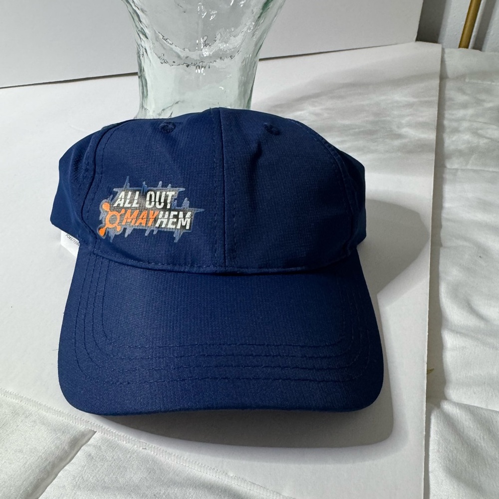 Vintage Navy Blue Baseball Cap